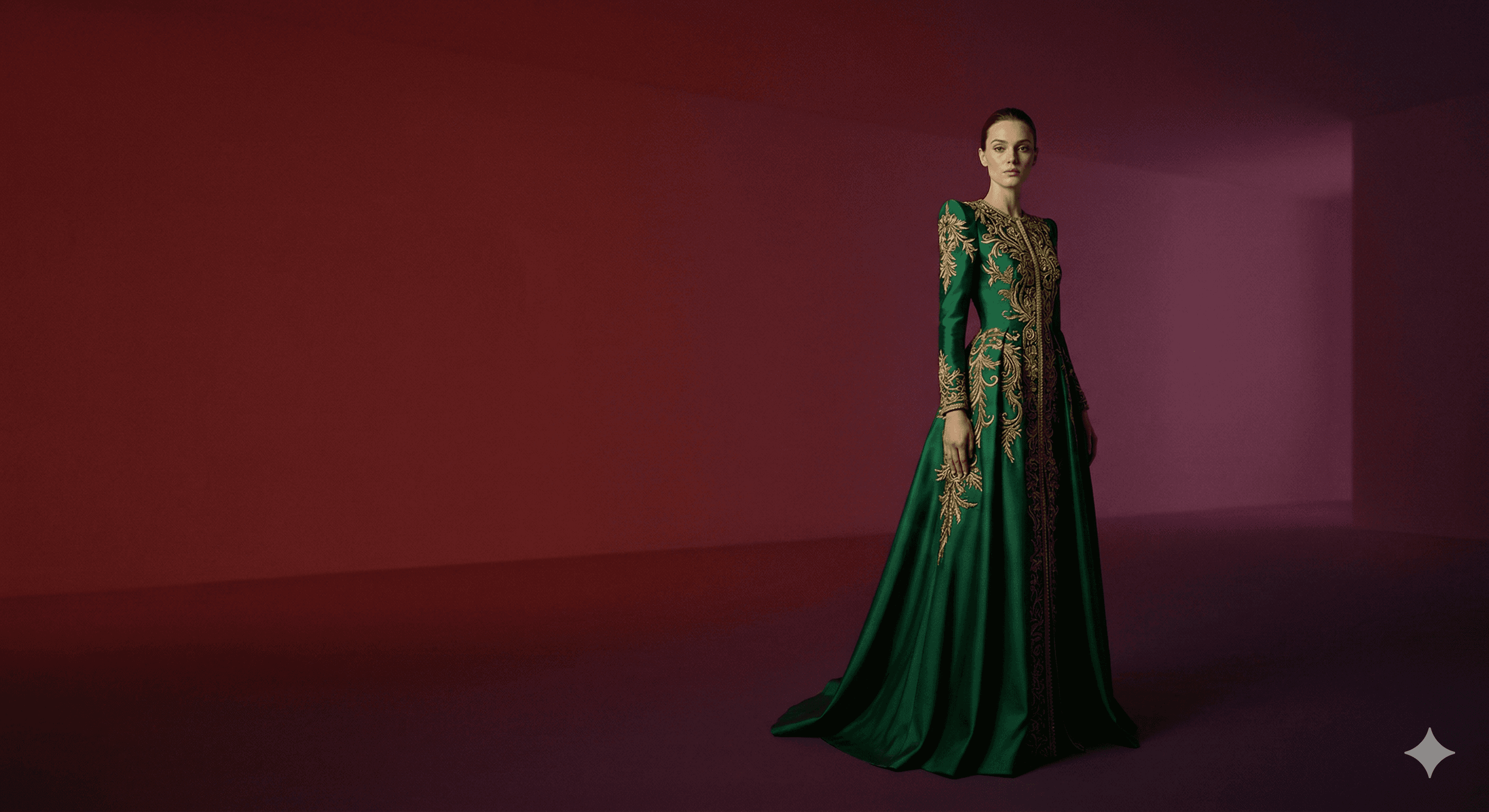 Bespoke couture dress by The Mariot Couture